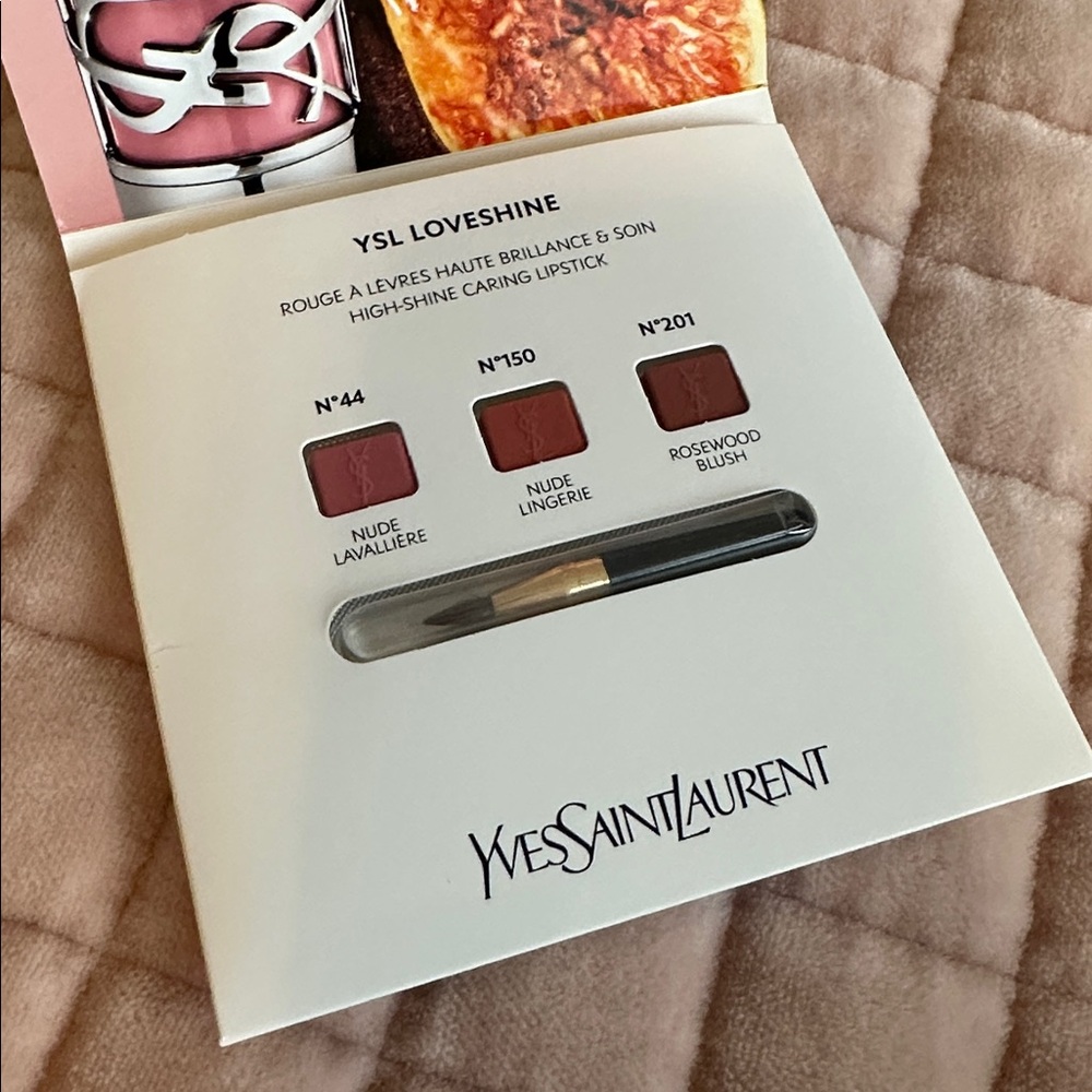 New YSL LOVESHINE caring lipstick